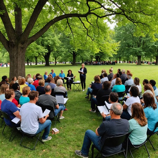 Comment organiser une soirée de lecture de poèmes en plein air ?