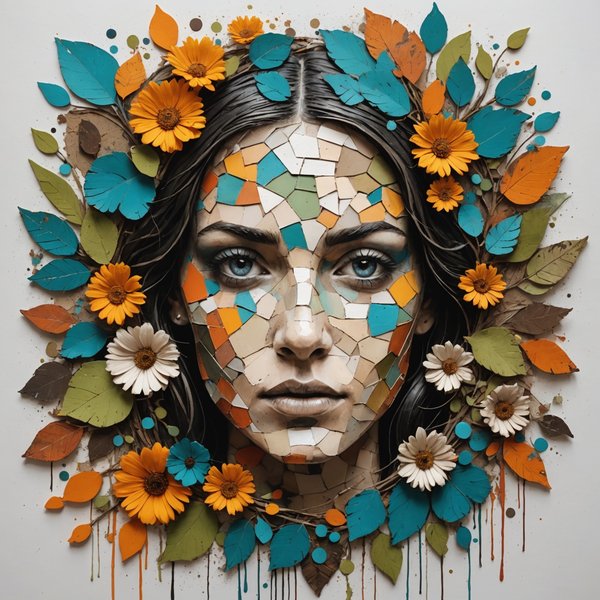 Comment les techniques de médiums mixtes peuvent-elles être utilisées pour créer des œuvres d'art uniques ?